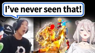 Botan Shocked Pro-Player With A Move They've Never Seen Before In Street Fighter 6...【Hololive】