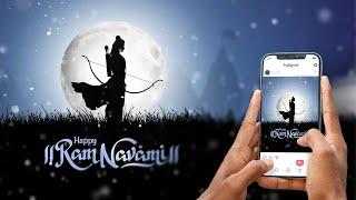 Beautiful Shri Ram Navami Motion Graphics for Social Media Post and wishes Video | 2024