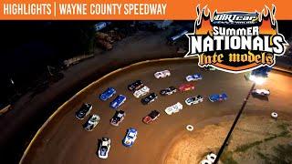 DIRTcar Summer Nationals Late Models | Wayne County Speedway | July 14, 2024 | HIGHLIGHTS