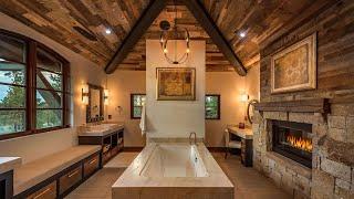 BEST! 100+ RUSTIC MASTER BATHROOM DECOR IDEAS | TIPS FOR COZY STYLISH BATHROOM SPACE DESIGN STYLES