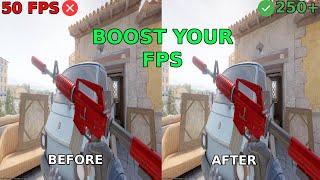 CS2 FPS BOOST + FIX FPS DROPS & LOW LATENCY FULL GUIDE 2025