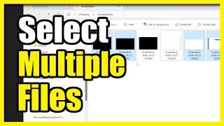 How to Select Multiple Files to Copy or Delete on Windows 10/11 (Easy Method)