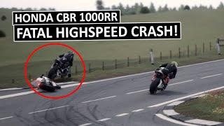 MOST HORRIFYING HIGHSPEED CRASHES! Honda CBR 1000RR vs Yamaha R1, Extreme Road Racing