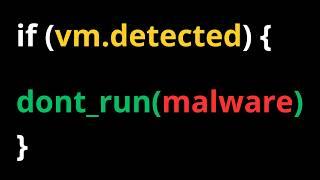 How does malware detect virtual machines?