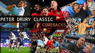 Peter Drury's EPIC late goal commentaries compilation, ( 2010-2023)