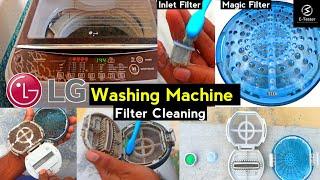 How to Clean LG Washing Machine Filters | Top load | ETester