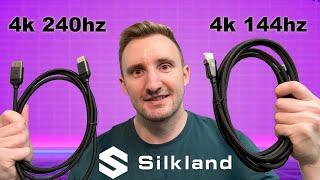 Silkland HDMI 2.1 & DisplayPort 2.1 Cable Review - [Perfect for your PS5, Xbox S/X, Gaming PC]