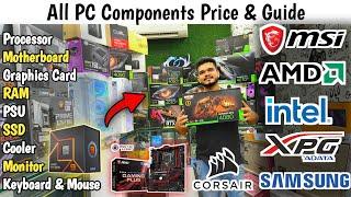 PC Components Prices & PC Build Guide 2024 | Graphics Card,SSD,RAM, PSU, Monitor, Etc.