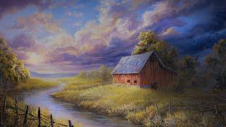 "Old Country Barn" - The Barn Painting Challenge - My Version