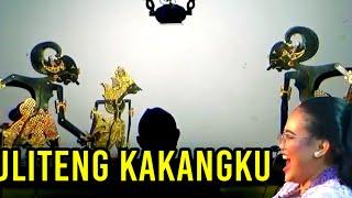 Ojo mbok pisah tak idek ideke..!! Wah Bagong konangan dadi Werkudoro, suarane esih bagong