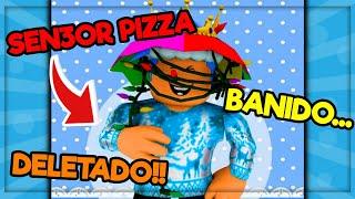 O CANAL DO SEN3OR PIZZA FOI DELETADO DO YOUTUBE!! (FINALMENTE)