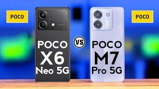 Poco X6 Neo 5G Vs Poco M7 Pro 5G   #Trakontech