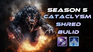 S5 Cataclysm Shred Build // Infernal Hordes T7 Clear // Diablo 4 Season 5 Druid Build