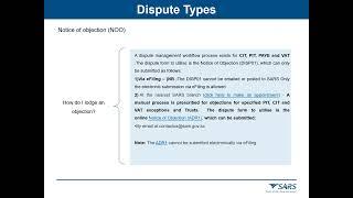 SARS Tax Practitioner Readiness Programme Module 8 - part 2: Legal Dispute Resolution - 2024