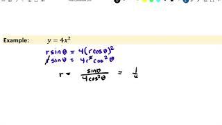 Convert Cartesian Equations to Polar Coordinates