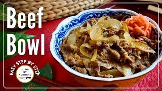 How to make delicious Gyudon ( Beef Bowl), step by step guide