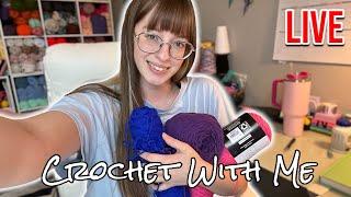 Crocheting Live! Working on projects :) 07/13/2024