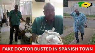 Fake doctor Andrew Clarke arrested at Spanish Town Hospital charged with fraud/JBNN