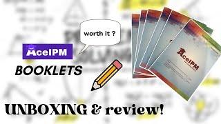 Aceipm books | unboxing & review | 21 PHYSICAL BOOKLETS | IPMAT 2023 | Aceipm