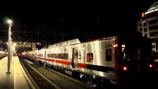 Late night Stamford Railfanning with Train538 8-13 (M8 test train, meets & more)