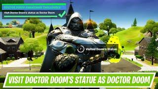 Visit Doctor Doom`s Statue as Doctor Doom Location-Fortnite