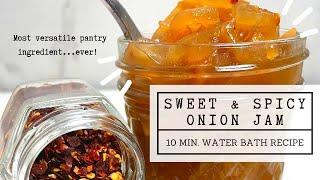 Canning Onion Recipe | Goes with EVERYTHING | #canuary2021