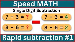 The FASTEST Way to Ace Subtraction Challenges