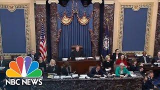 Senators Find Trump 'Not Guilty' Of Obstruction Of Congress Impeachment Article | NBC News