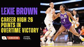 Lexie Brown Career-High Highlights | 26 Points in Sparks' Overtime Win | 6.02.23 | WNBA Hoops