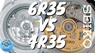 Seiko 6R35 and how it compares with the 4R35 movement