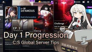 [Counter Side] First Day Progression Tips | Global Server Tips