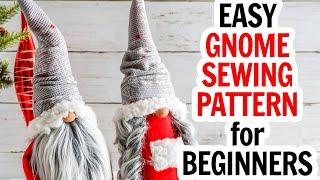 Scandinavian Gnome Sewing Pattern / Elegant Christmas Gnome / DIY Christmas Gnome / DIY Gnome
