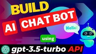 Build AI Chat Bot using ChatGPT API   gpt-3.5-turbo  #chatgpt #openai