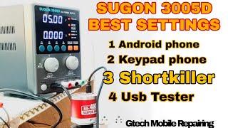 Sugon 3005D Dc Power Supply Channel Setting M1,M2,M3,M4 | With ShortKiller #sugon #DcPowerSupply