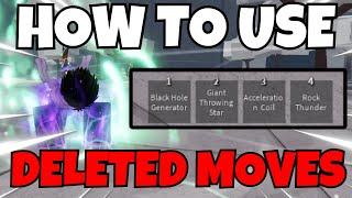 The Strongest Battlegrounds HOW TO USE DELETED MOVES IN THE STRONGEST BATTLEGROUNDS UPDATE