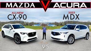 LUXURY FOR LESS?? -- 2024 Mazda CX-90 vs. 2023 Acura MDX: Comparison