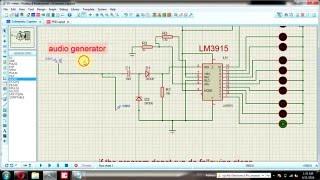 Music/Audio  file in Proteus + LM3915