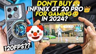 DON’T BUY INFINIX GT 20 PRO FOR GAMING IN 2024•120FPS GAMING•BGMI/PUBG TEST IN 2024•GAMING REVIEW