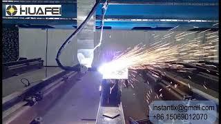 CNC plasma cutting H beam