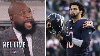 NFL LIVE | "Caleb Williams is a mega bust!" - Marcus Spears on Bears' heartbreaking loss to Packers