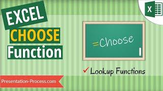 How to use CHOOSE function in Excel (LookUp)