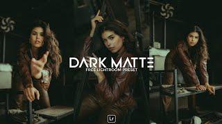 Dark Matte Preset | Lightroom Mobile Preset Free DNG | dark tone | matte presets | lightroom presets