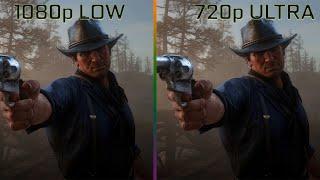 1080p VS 768p - Graphics Comparison - Red Dead Redemption 2
