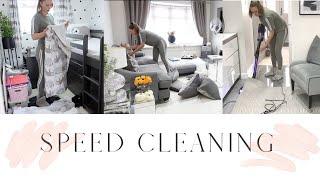 SPEED CLEANING MY HOUSE | CLEANING MOTIVATION | OCTOBER SPEED CLEANING