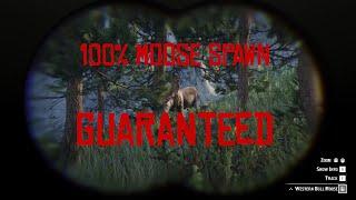 RDR2 - 100% Guaranteed Moose Spawn Location - [OLD] Check Desc for Improved Guide