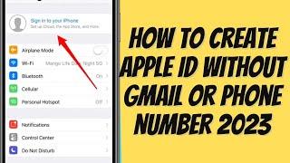 How to create Apple ID Without Gmail Or Without Phone Number 2023