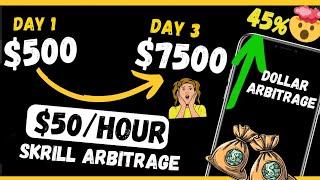 Turn $500 to $7500 In 3 Days, (100% Working) Skrill Arbitrage Opportunity, Earn Over $10k Monthly