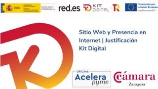 Sitio Web y Presencia básica en Internet | Justificación Kit digital