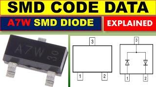 {494} SMD Code A7W Equivalent, How to Find Pinout, Datasheet, Equivalent for SMD Components