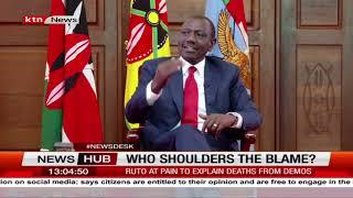 President Ruto: I have no blood on my hands